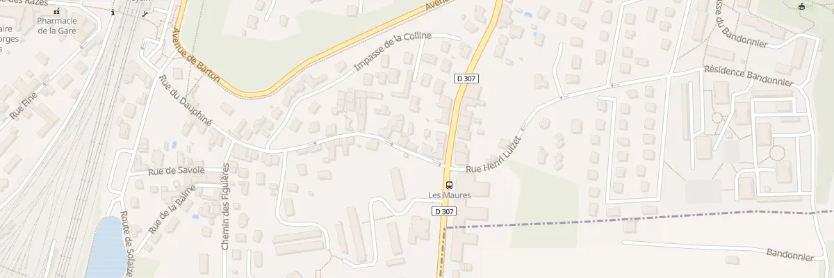 Plan du 7 Rte de Vienne à Feyzin