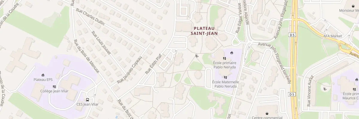 Plan du 19 Rue Edith Piaf à Chalon-sur-Saône