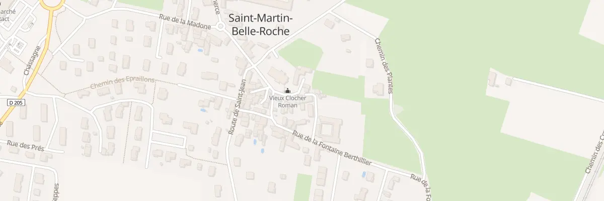 Plan du 42 Imp du Vieux Clocher à Saint-Martin-Belle-Roche