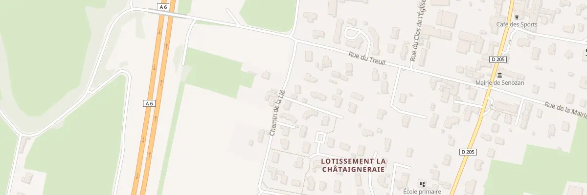Plan du 5999F Che de la Lie à Senozan