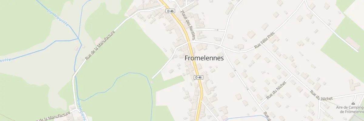 Plan du 11 Rue du Poteau à Fromelennes