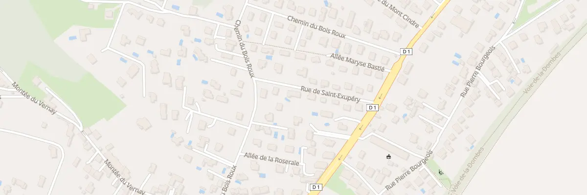 Plan du 11 Rue St-Exupery à Caluire-et-Cuire