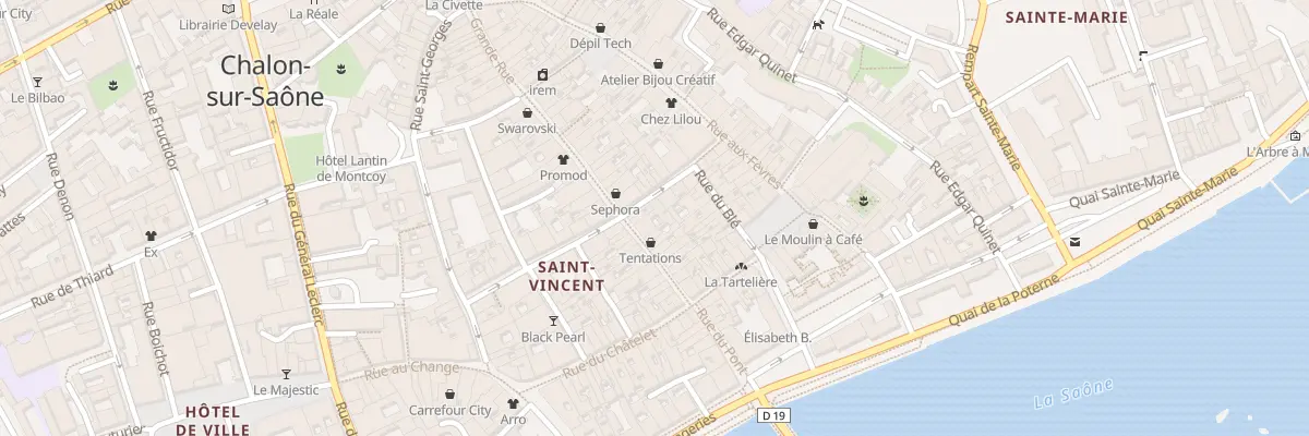 Plan du 20 Grande Rue à Chalon-sur-Saône