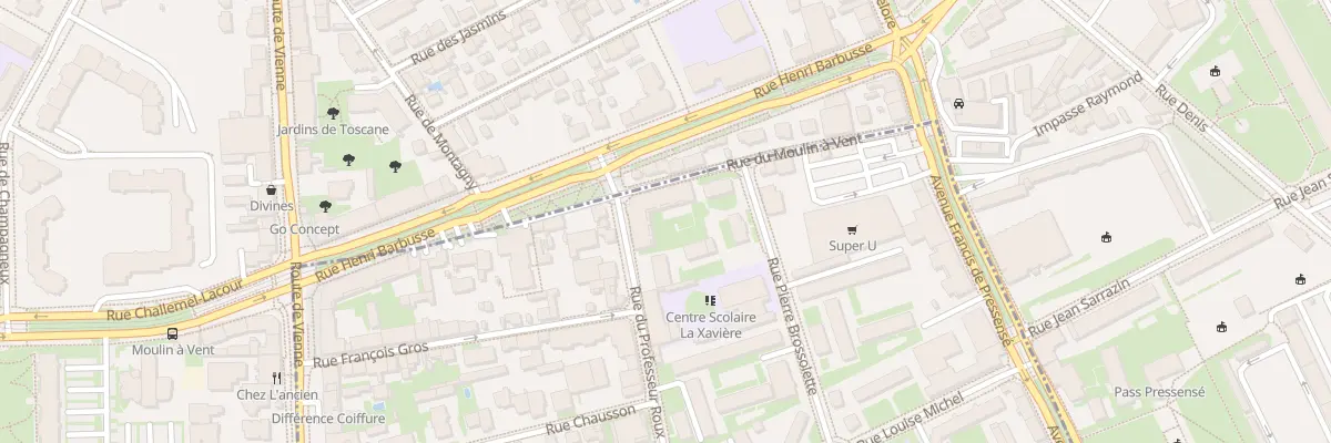 Plan du 30 Rue du Moulin à Vent à Vénissieux