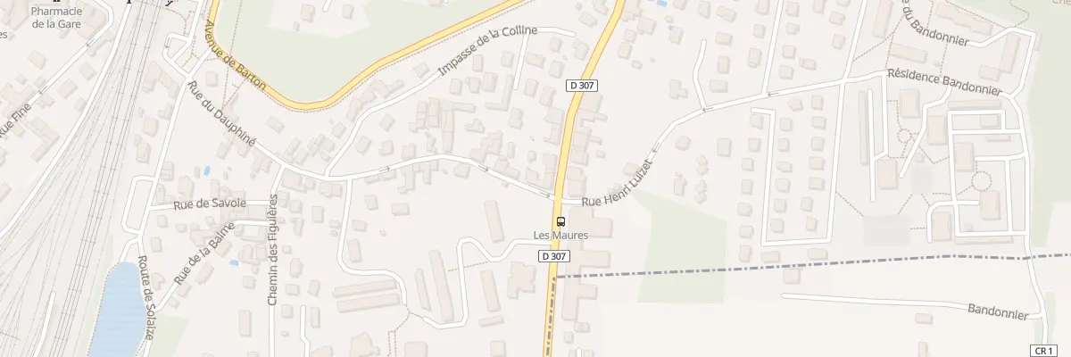 Plan du 5 Rte de Vienne à Feyzin