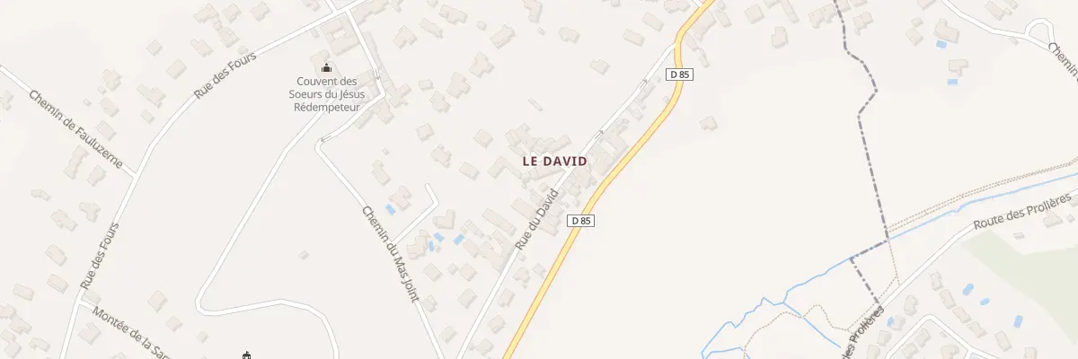 Plan du 335 Rue du David à Fontaines-Saint-Martin