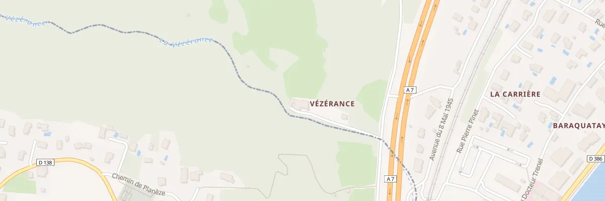 Plan de Imp de Vézérance à Sainte-Colombe