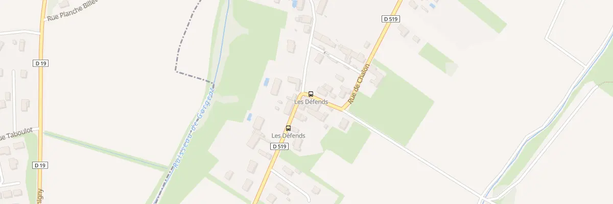 Plan du 1141 Rue de Chalon à Virey-le-Grand