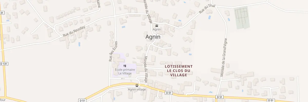 Plan du 5118 Le Village à Agnin
