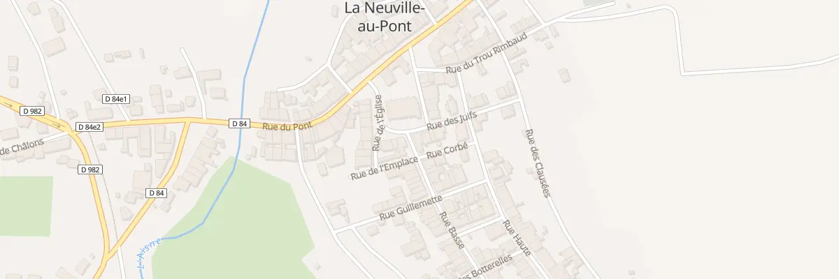 Plan du 5177 Rue Basse à La Neuville-au-Pont