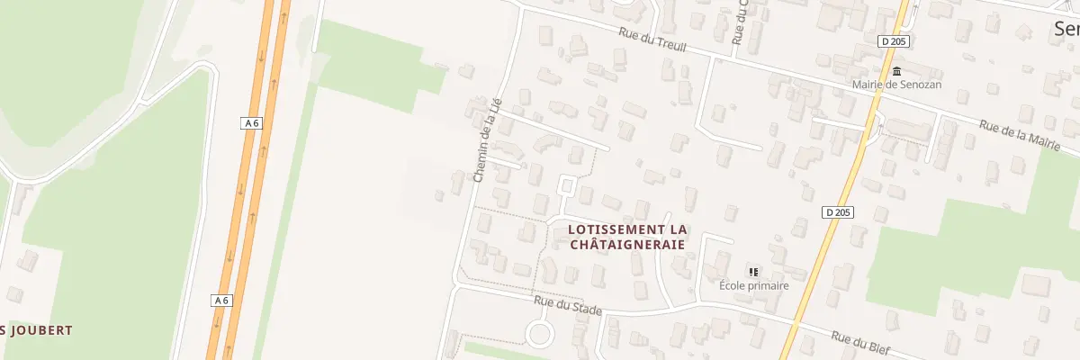 Plan du 10 Lot La Chataigneraie à Senozan
