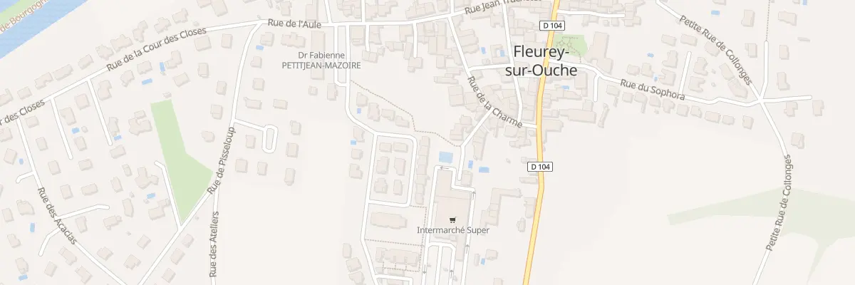 Plan du 5 Rue de l’Ancienne Muraille à Fleurey-sur-Ouche