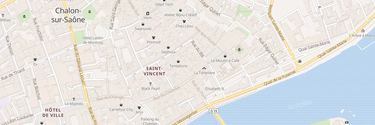 Plan du 12 Grande Rue à Chalon-sur-Saône