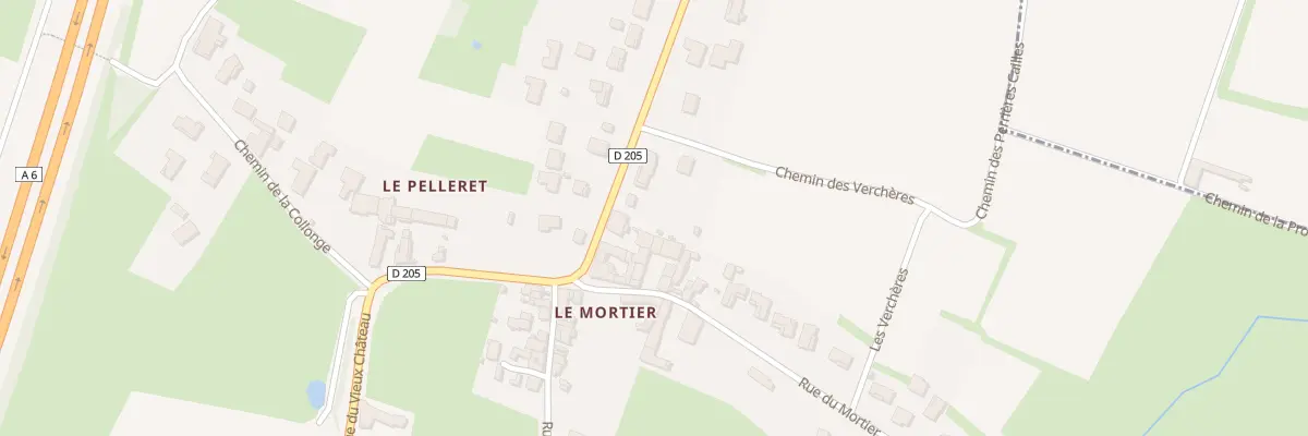 Plan du 44 Rte de Senozan à Saint-Martin-Belle-Roche