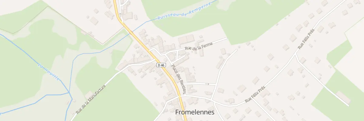 Plan du 3 Rue de la Ferme à Fromelennes