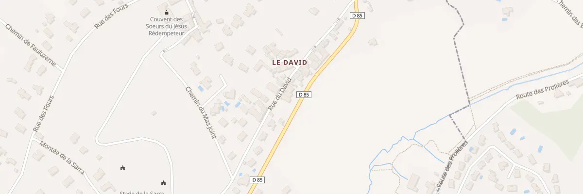 Plan du 316 Rue du David à Fontaines-Saint-Martin
