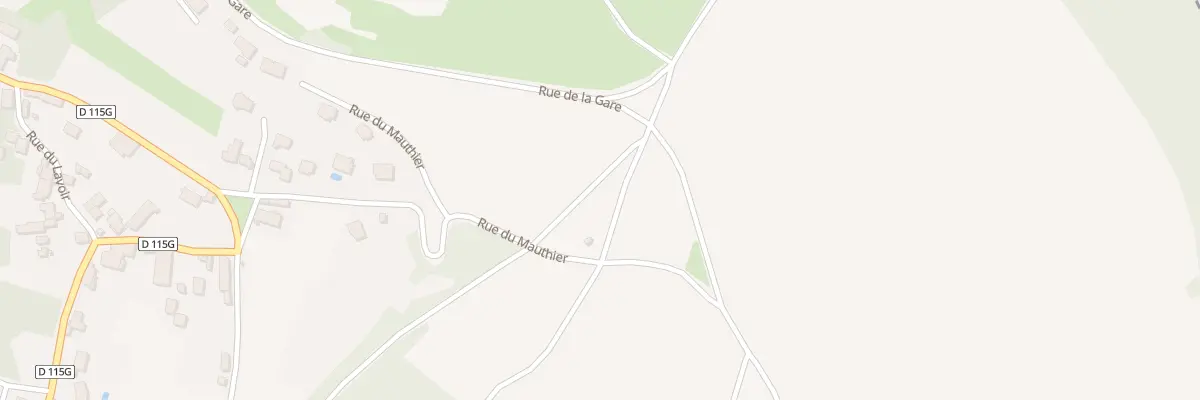 Plan du 5101 Le Mauthier à Échevronne