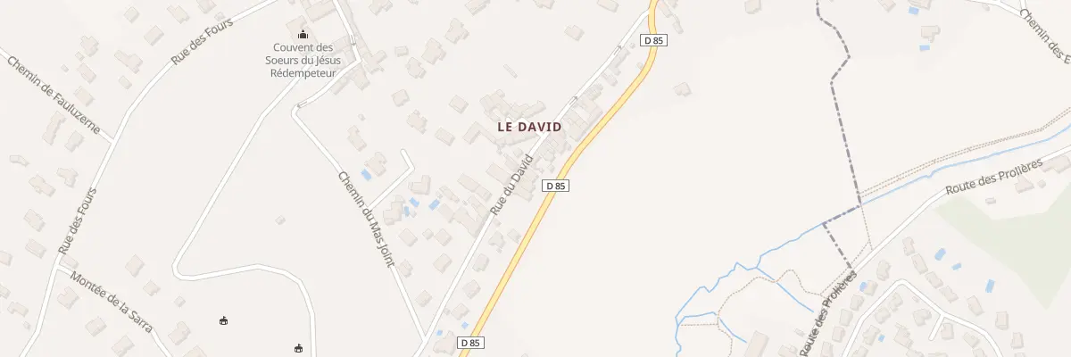 Plan du 320 Rue du David à Fontaines-Saint-Martin
