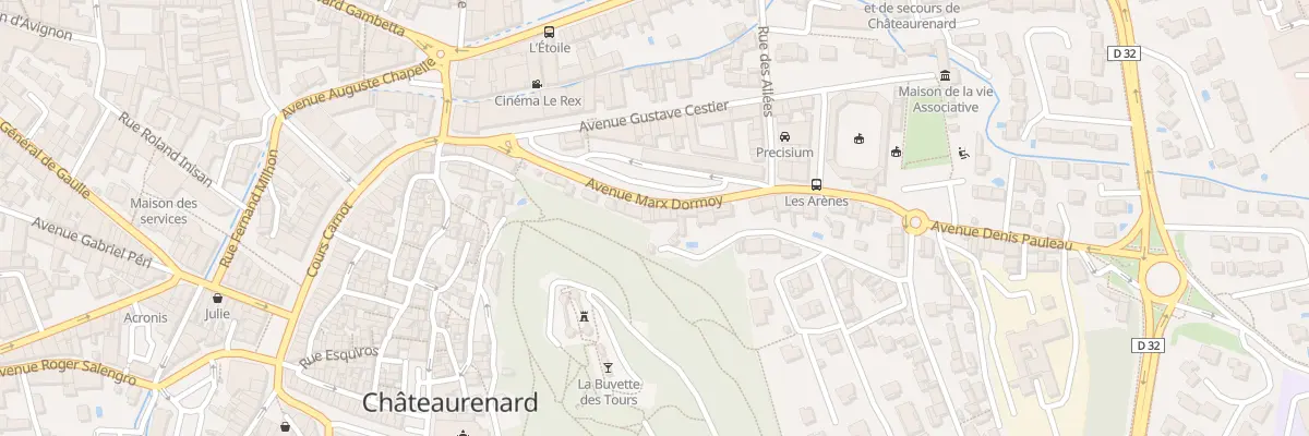 Plan du 24 Av Marx Dormoy à Châteaurenard