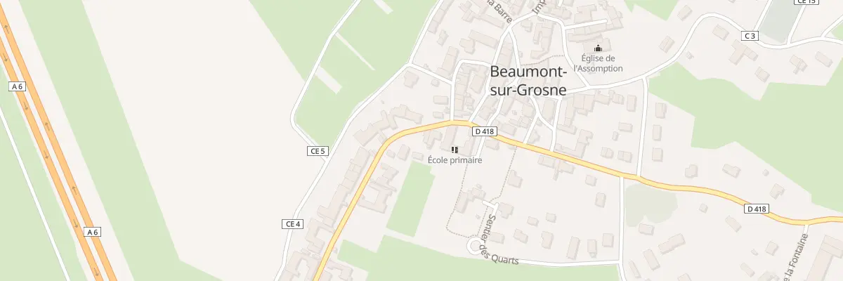 Plan du 29 Rue de Cervelle à Beaumont-sur-Grosne