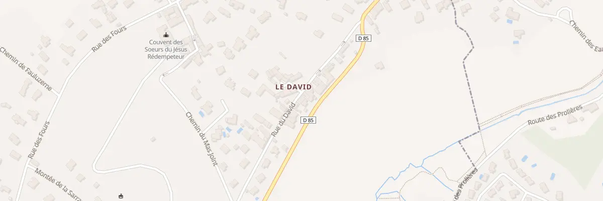 Plan du 350 Rue du David à Fontaines-Saint-Martin