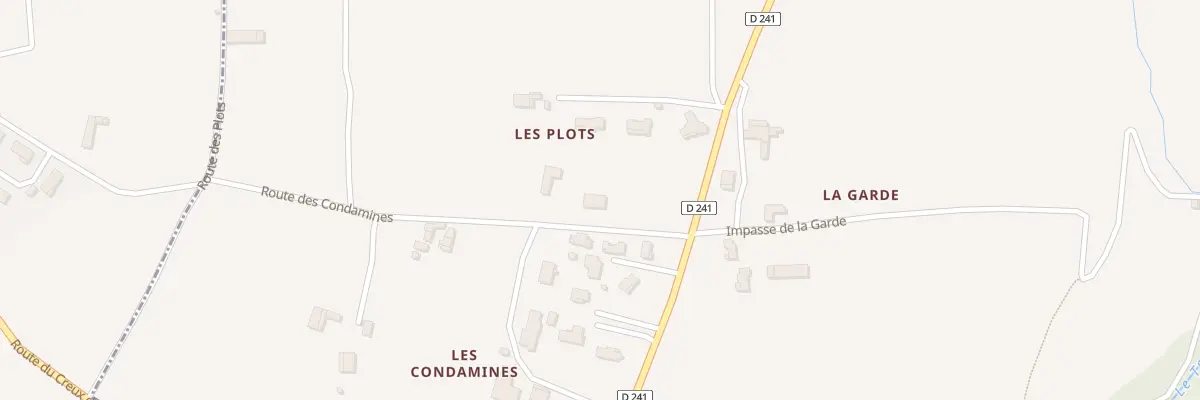 Plan du 5208 Les Plots à Larnage