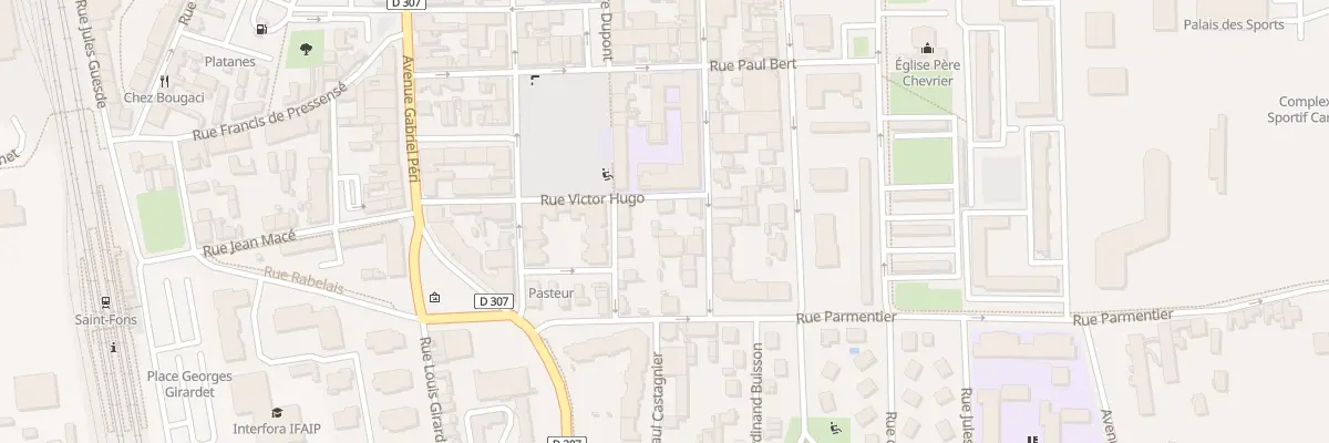 Plan du 18 Rue Victor Hugo à Saint-Fons