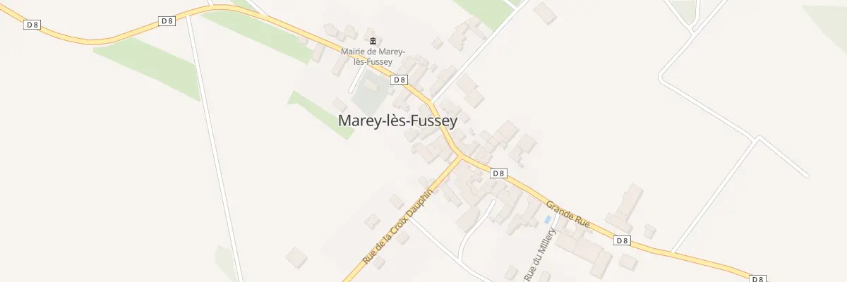 Plan du 28 Gr Grande Rue à Marey-lès-Fussey