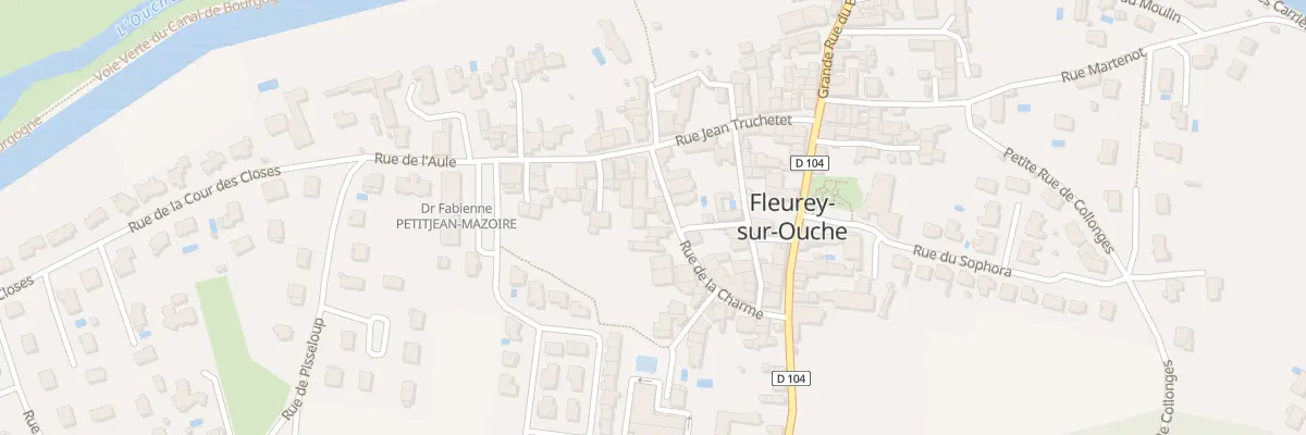 Plan du 2 Rue de la Dime à Fleurey-sur-Ouche