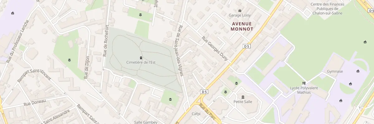 Plan du 24 Rue Saint Jean des Vignes à Chalon-sur-Saône