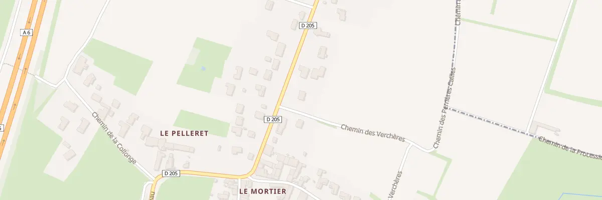 Plan du 148 Rte de Senozan à Saint-Martin-Belle-Roche