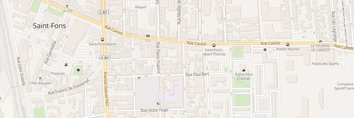 Plan du 6 Rue Etienne Dolet à Saint-Fons