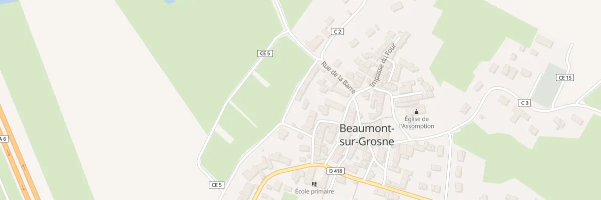 Plan du 1d Rue de la Barre à Beaumont-sur-Grosne