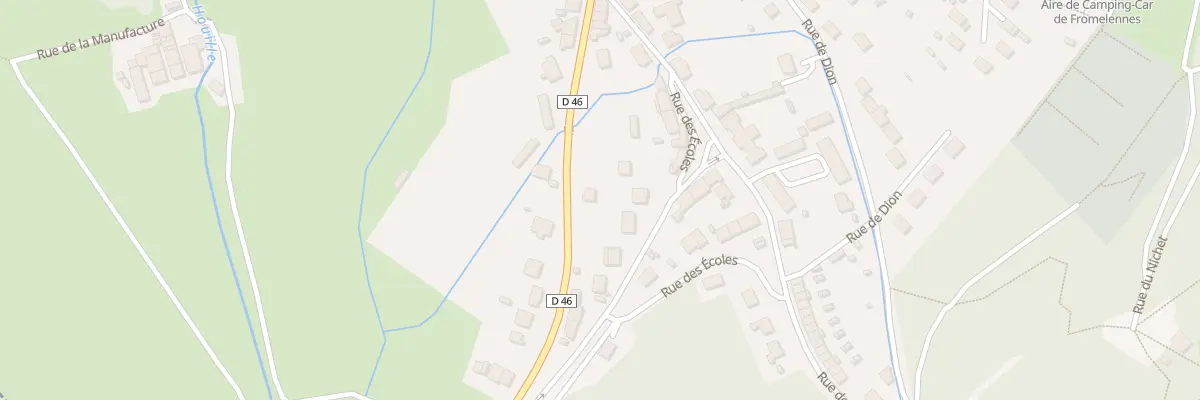 Plan du 42 Rue du Poteau à Fromelennes