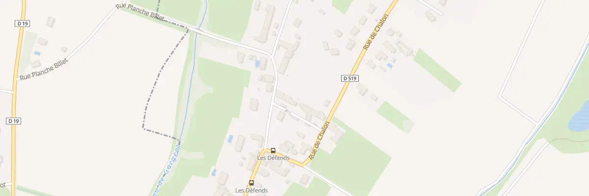 Plan du 58 Rue du Pigeonnier à Virey-le-Grand