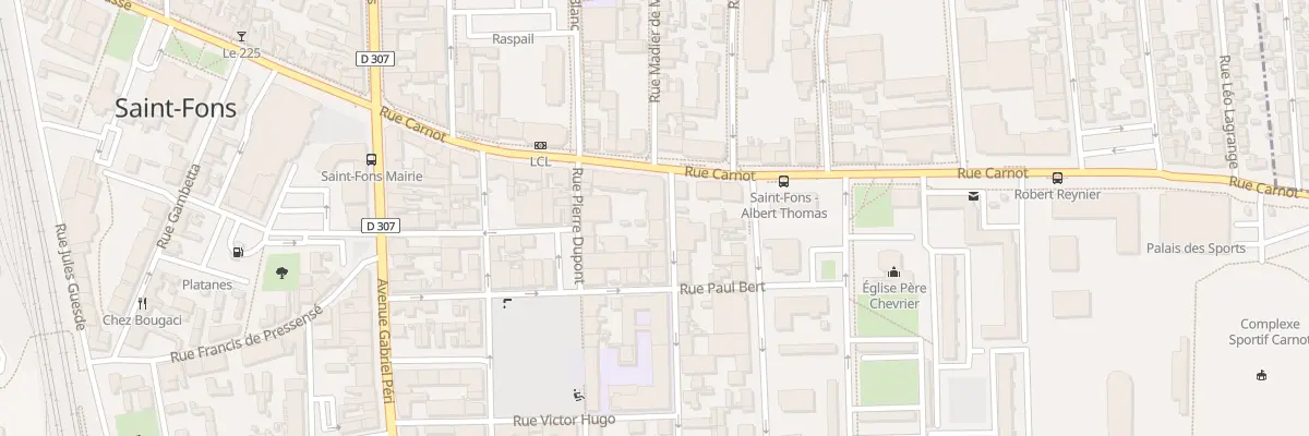 Plan du 24 Rue Carnot à Saint-Fons