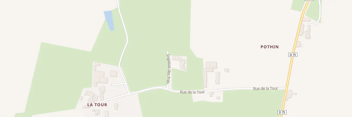Plan du 1 Che des Pres à Valeins