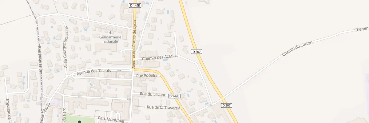 Plan du 4 Che des Acacias à Saint-Symphorien-d’Ozon