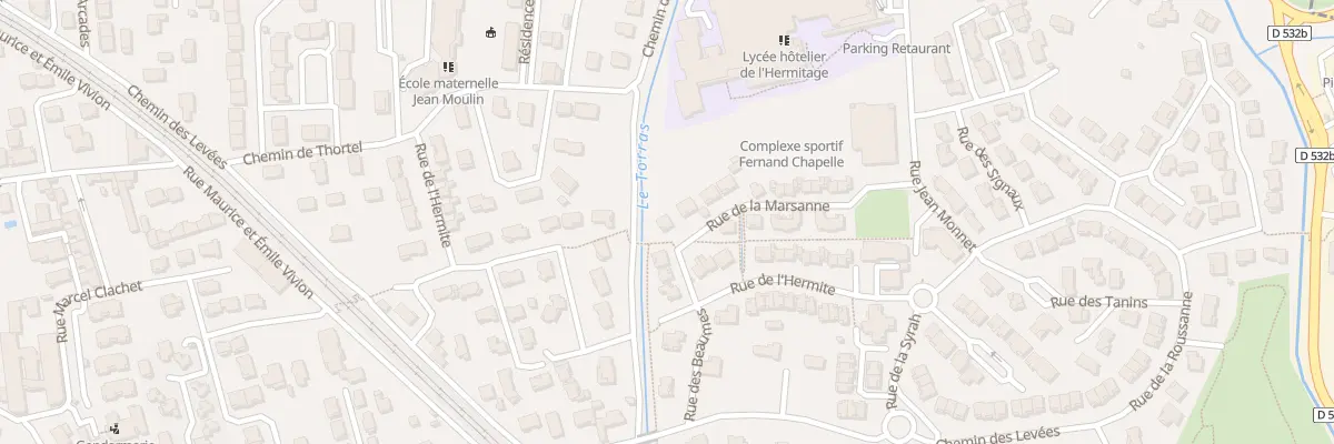 Plan du 180 Rue de la Marsanne à Tain-l’Hermitage