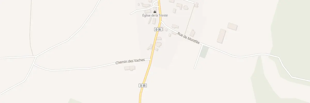 Plan du 2 Rue des Fontaines à Semezanges