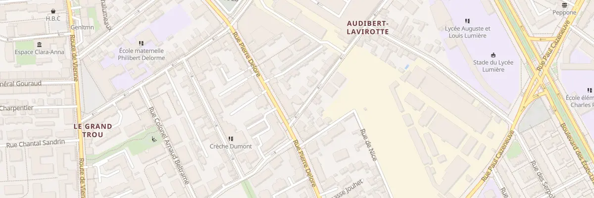 Plan du 140 Rue Villon à Lyon 8e Arrondissement