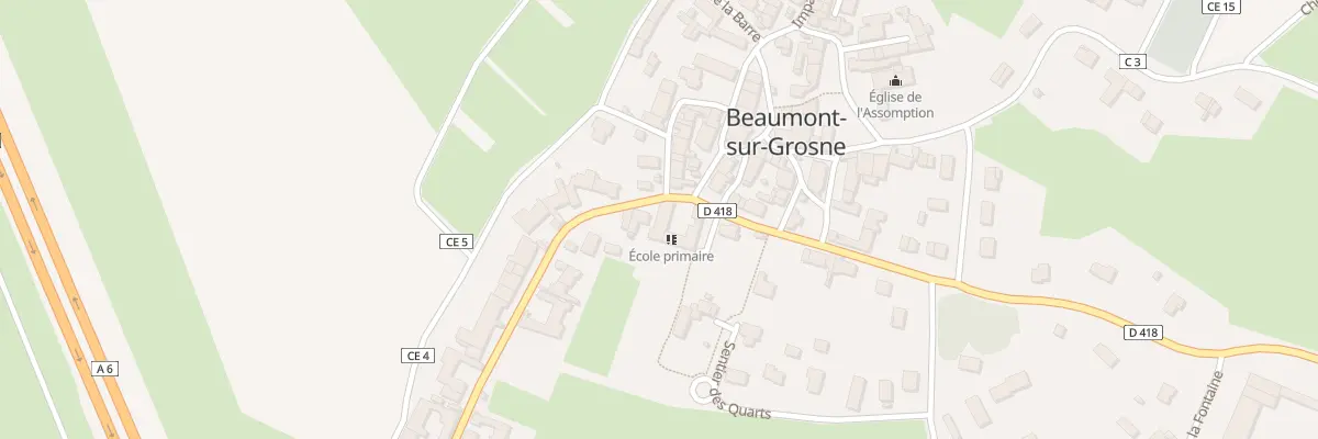 Plan du 5105 Rue de Cervelle à Beaumont-sur-Grosne