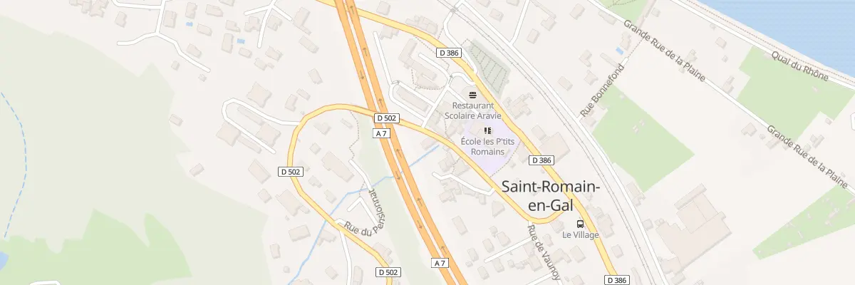 Plan du 5067 Le Bourg à Saint-Romain-en-Gal