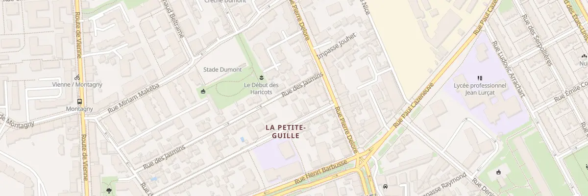 Plan du 42 Rue des Jasmins à Lyon 8e Arrondissement
