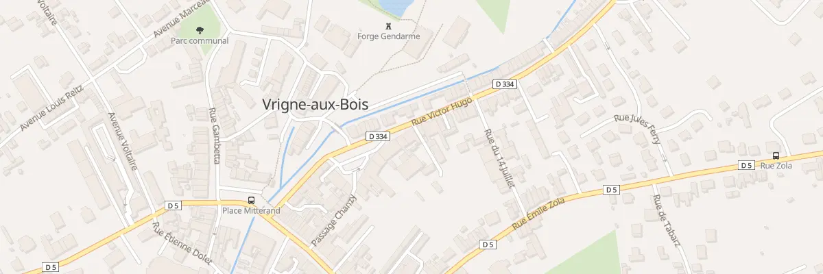 Plan du 12 Rue Victor Hugo à Vrigne aux Bois