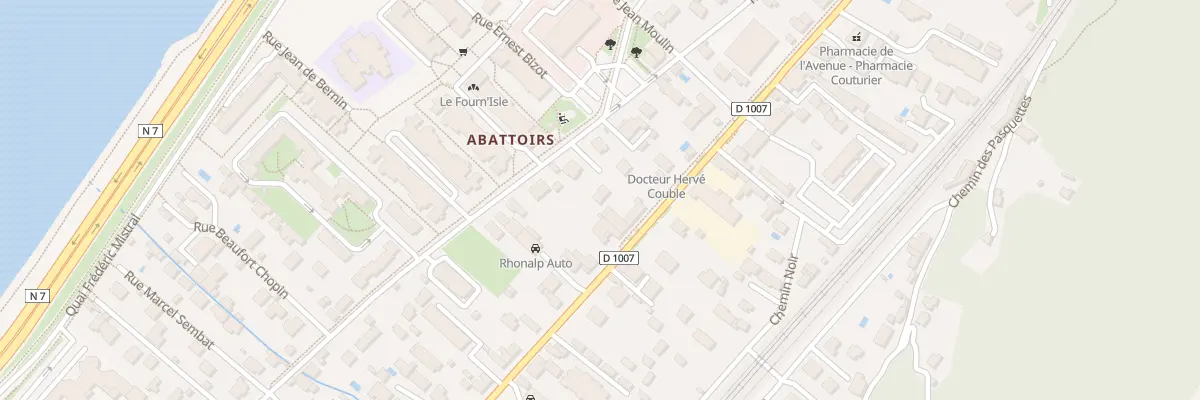 Plan du 9054 Rue Edouard Girerd à Vienne