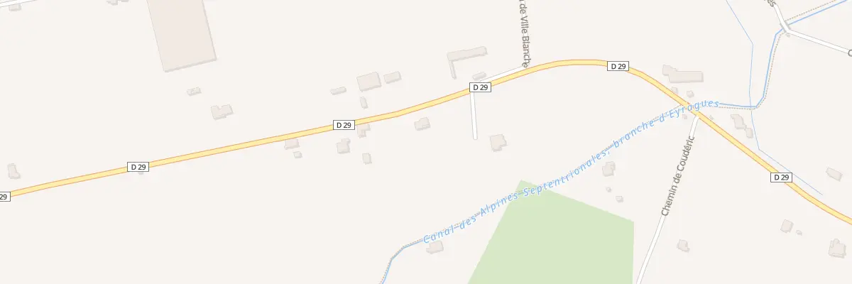 Plan du 6219 Cd 29 Rte de St Andiol à Eyragues