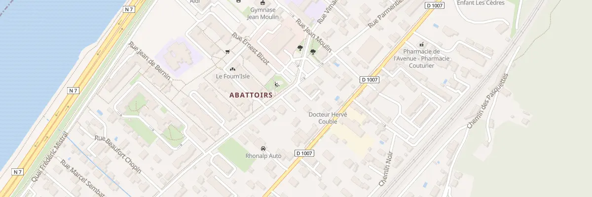 Plan du 9055 Rue Edouard Girerd à Vienne