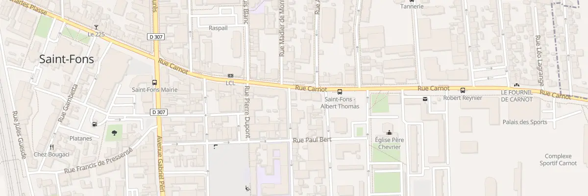 Plan du 1 Rue Etienne Dolet à Saint-Fons