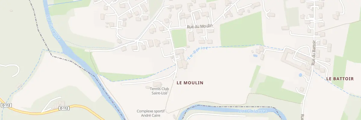 Plan du 22A Rue du Stade à Saint-Uze